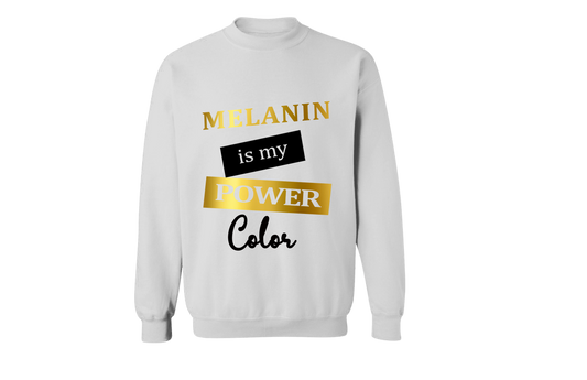 Melanin Power Color Sweatshirt